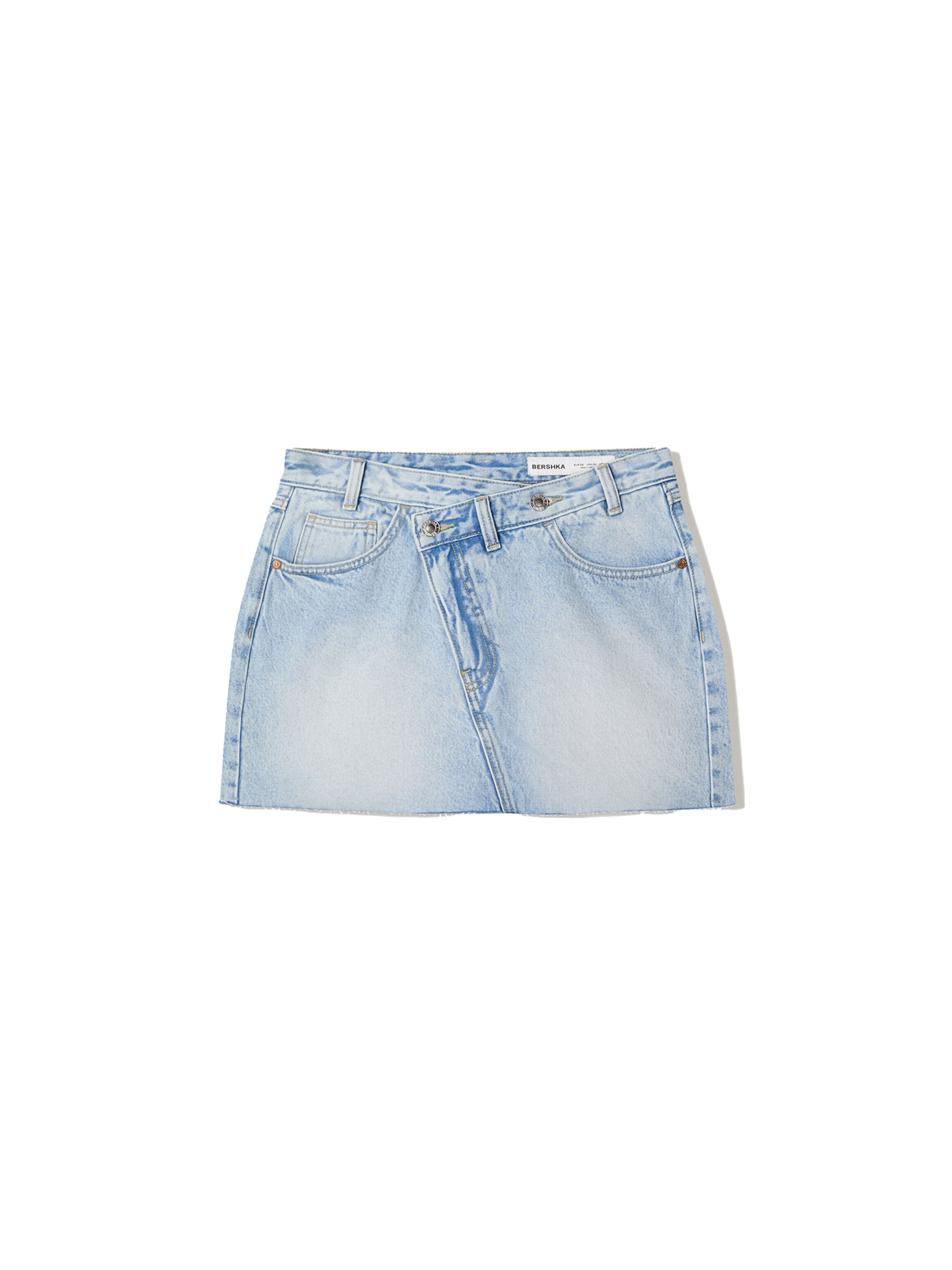 Bershka Rok in Blauw: voorkant