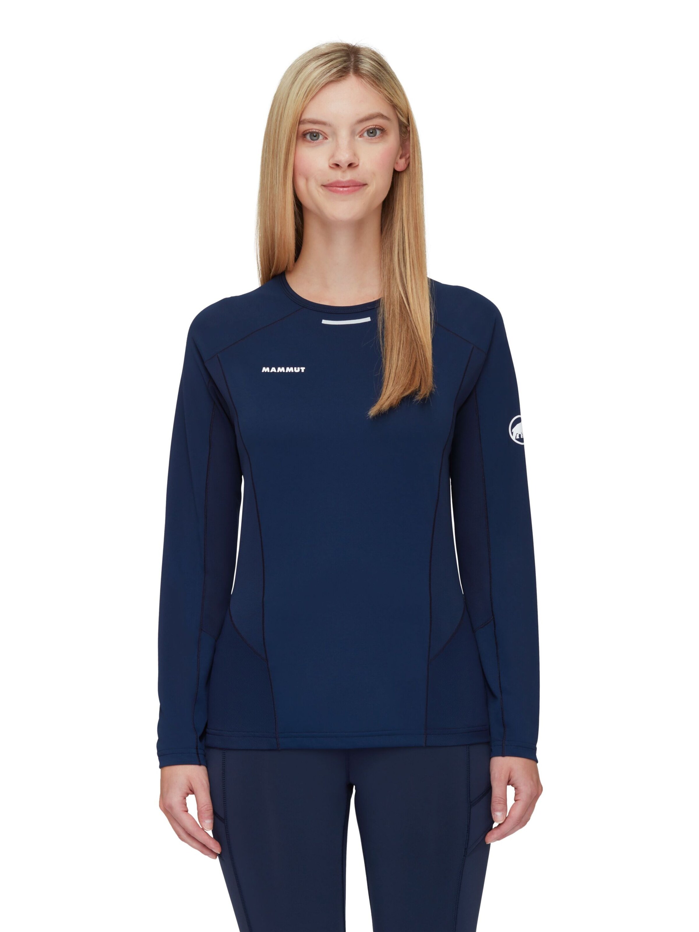 MAMMUT Performance Shirt in Blue: front