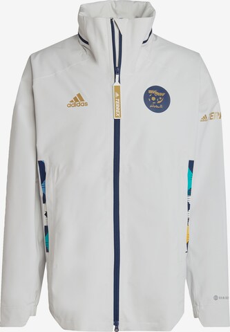 Veste de sport 'Myshelter' ADIDAS SPORTSWEAR en blanc : devant