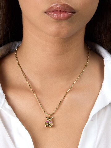 GCDS Necklace in Gold: front