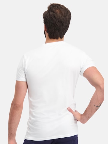 Bamboo basics T-Shirt 'Ruben' in Weiß