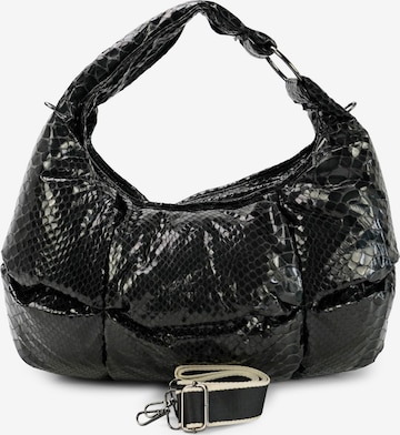 HARPA Handbag 'Alpha' in Black: front