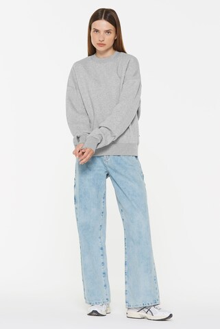 Harlem Soul Damen AD-AM Sweatshirt Oversized Unisex in Grau