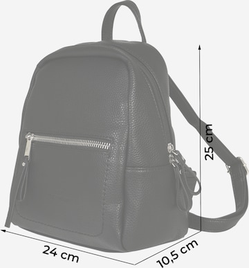 TOM TAILOR Backpack 'Tinna' in Black