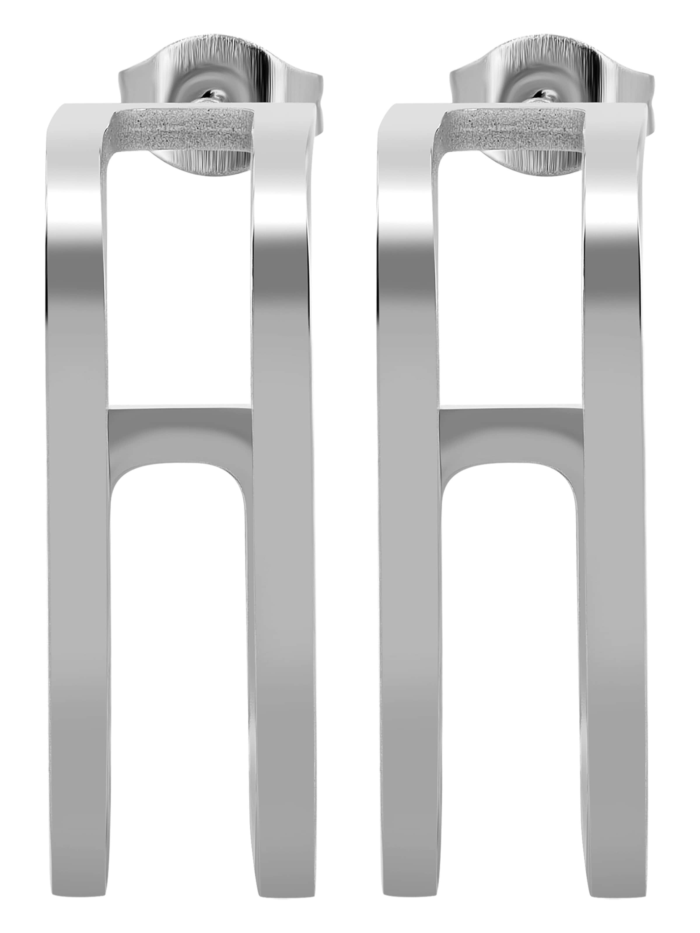 Akzent Earrings 'Vilja, hautverträglich' in Silver