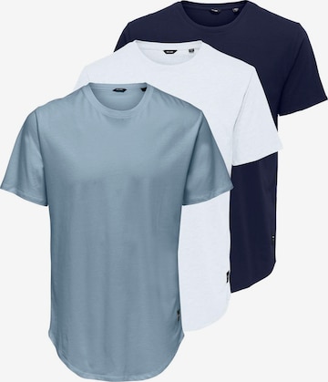 Only & Sons Shirt 'ONSMatt' in Blue: front