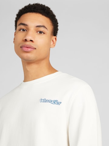 WRANGLER Sweatshirt in Weiß