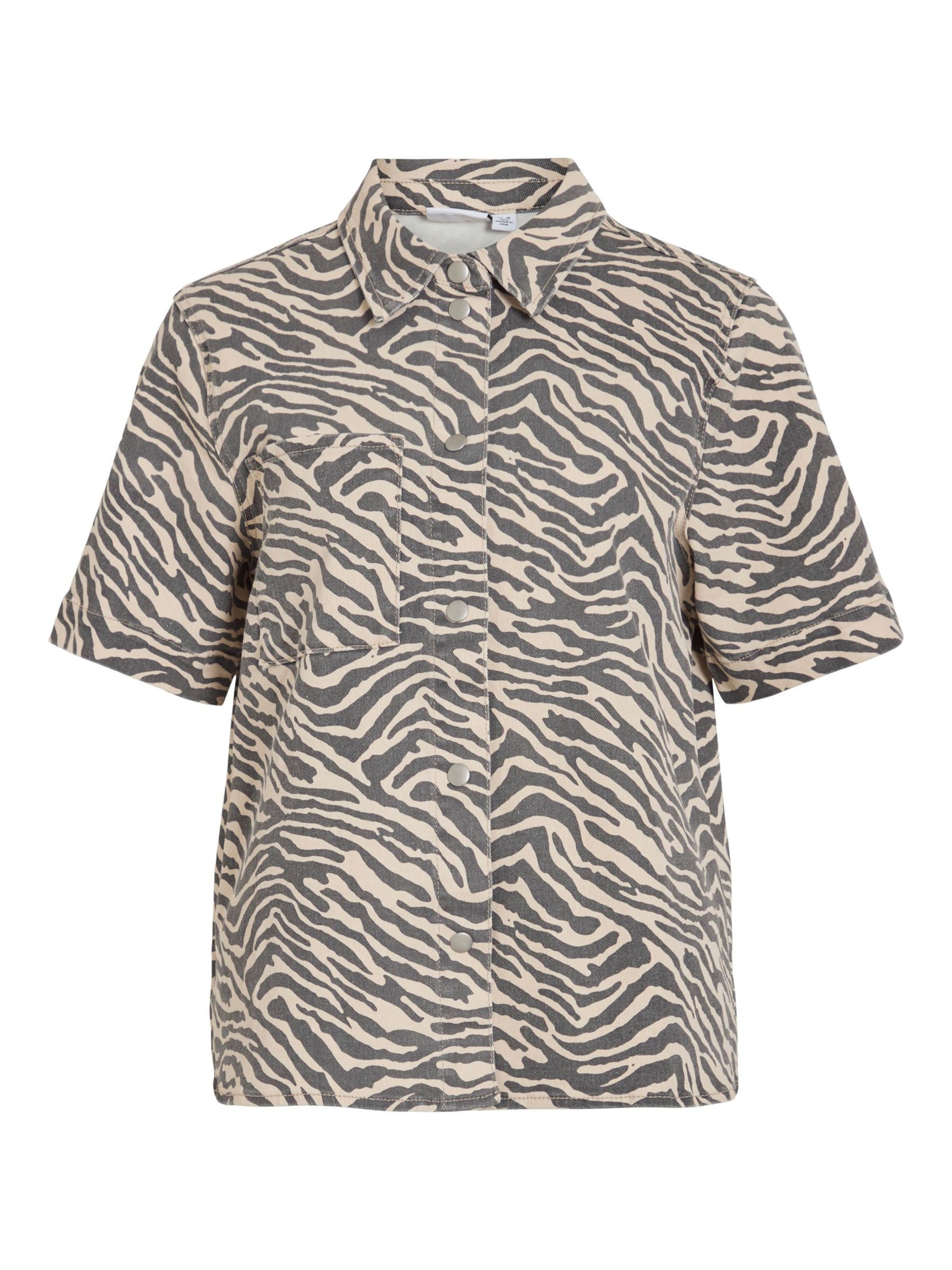 Camicia da donna 'VIChia' di VILA in grigio: frontale