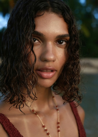 MANGO Bralette Swimsuit 'Naxos' in Red