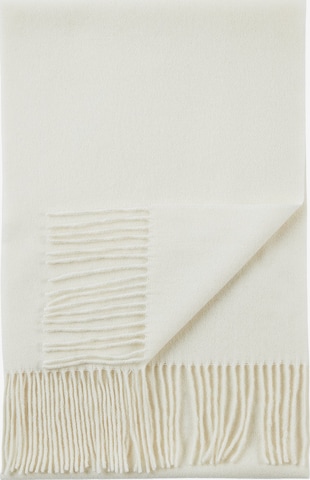 Écharpe GOBI Cashmere en blanc : devant