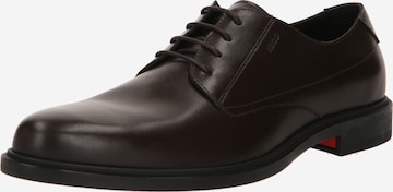 HUGO Lace-up shoe 'Kerr Derb' in Brown: front