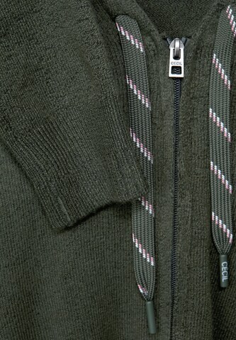 CECIL Knit Cardigan in Green