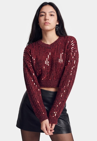 myMo ROCKS - Pullover em vermelho: frente