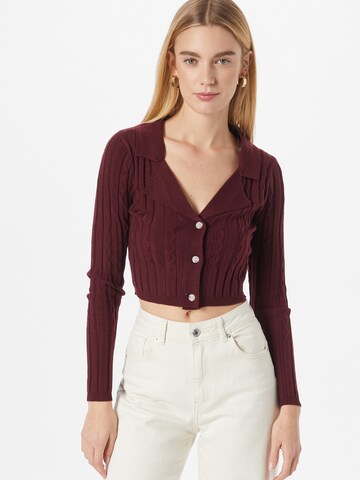 Cardigan Cotton On en violet : devant