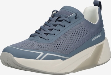 Baskets basses Rollingsoft en bleu : devant