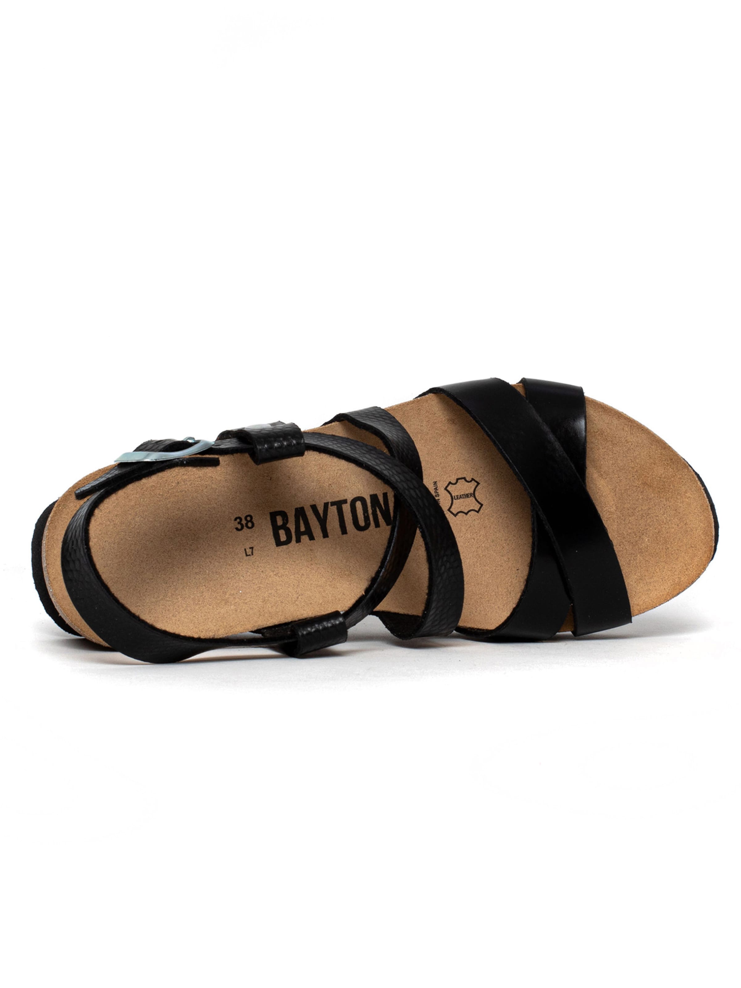Bayton Sandale 'Palmas' in Schwarz