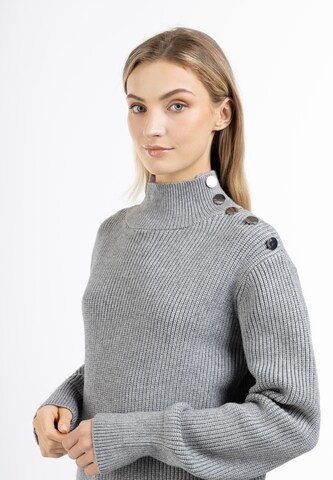 DreiMaster Maritim Sweater 'Palpito' in Grey