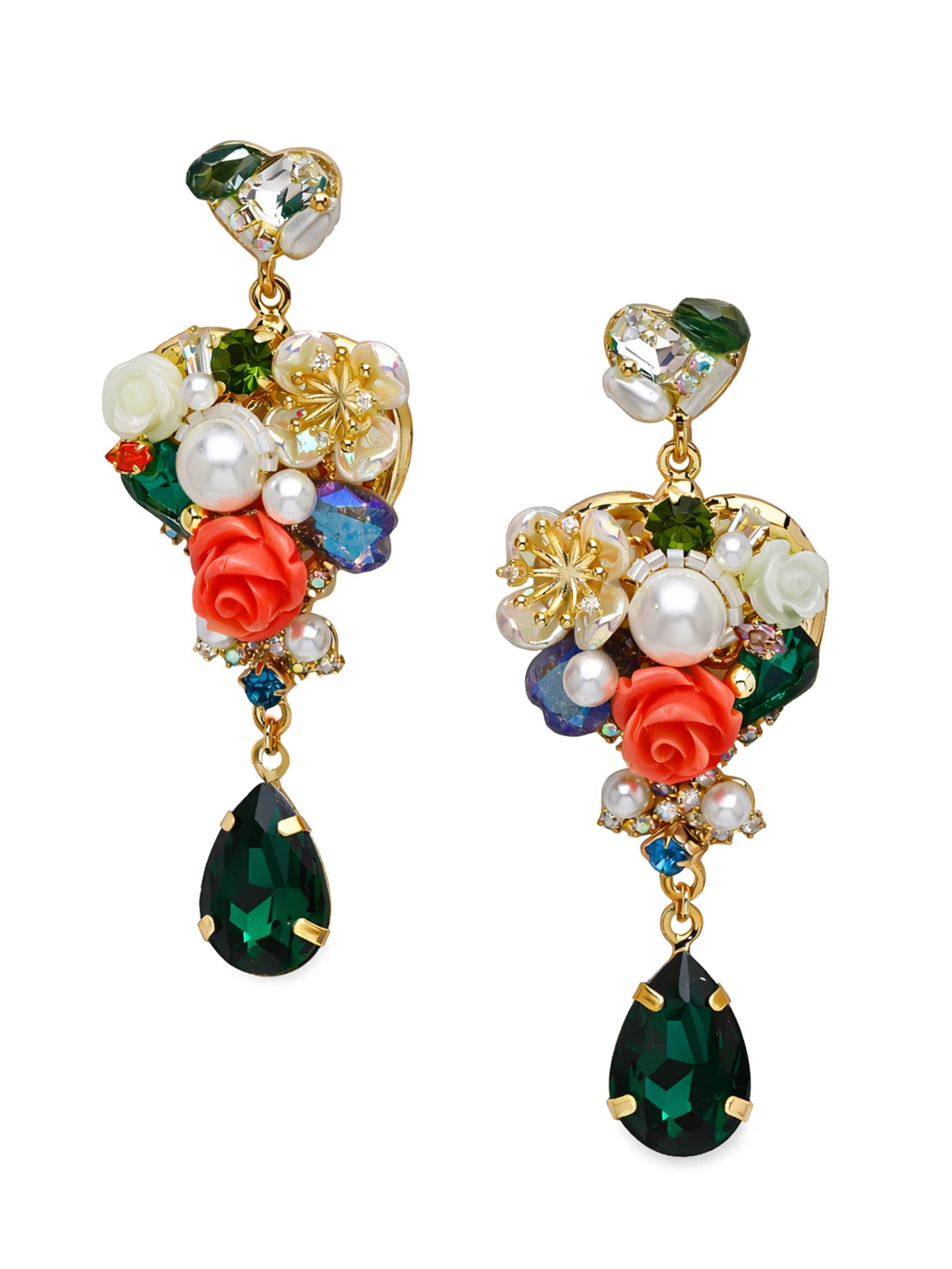 AVANT-GARDE PARIS Øreringe 'Alvienne' i blandingsfarvet, Produktvisning