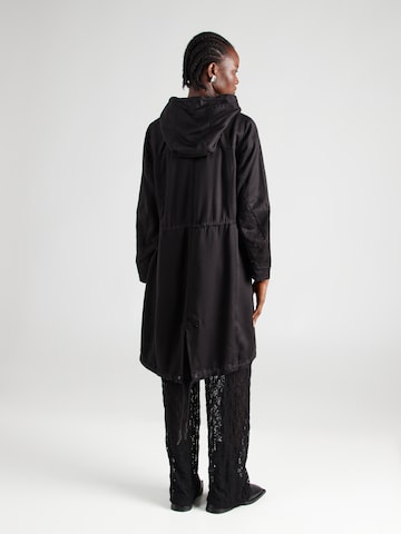 G-Star RAW Between-Seasons Parka 'Fluid' in Black