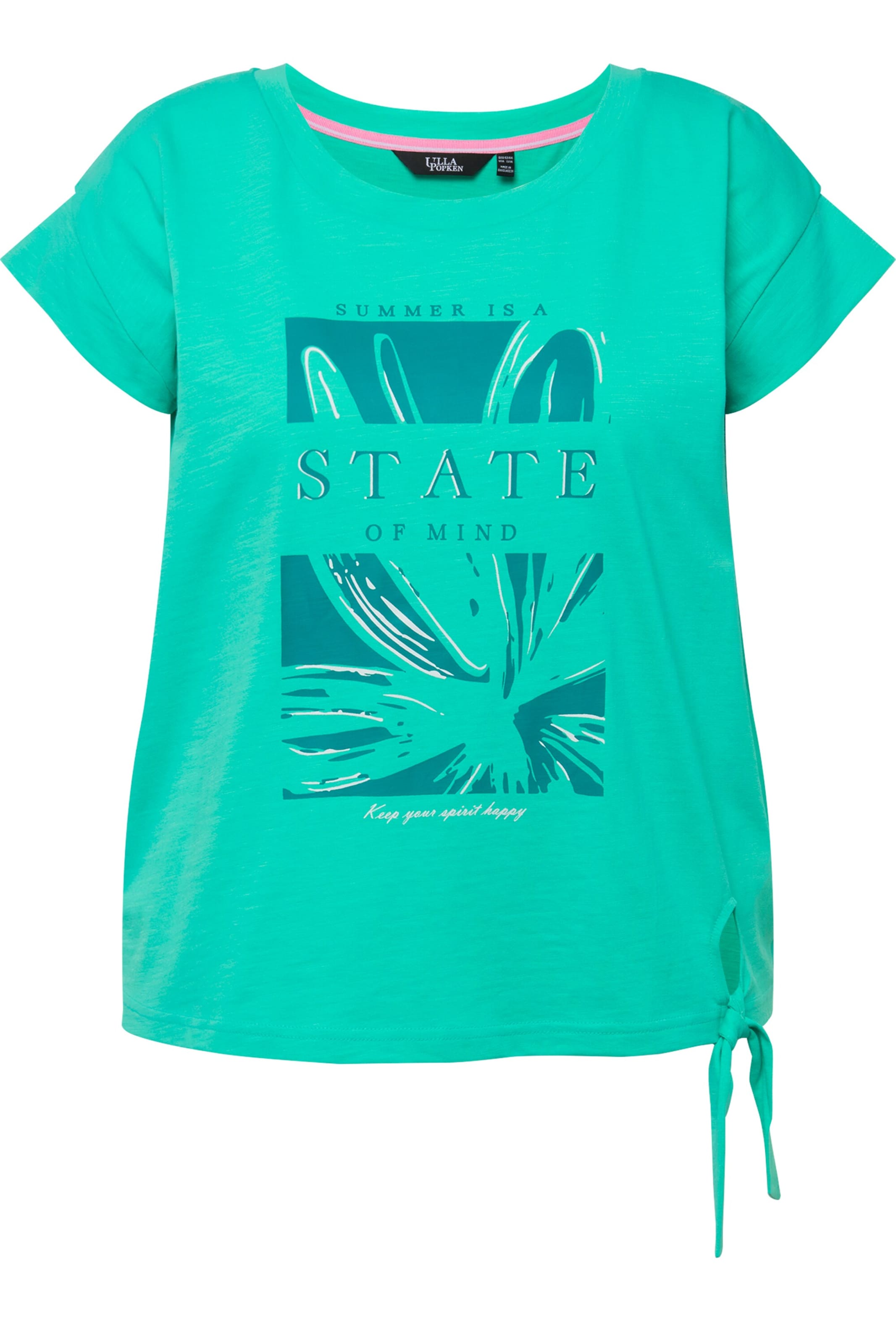 Ulla Popken Shirt in Groen: voorkant