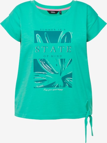 T-shirt Ulla Popken en vert : devant