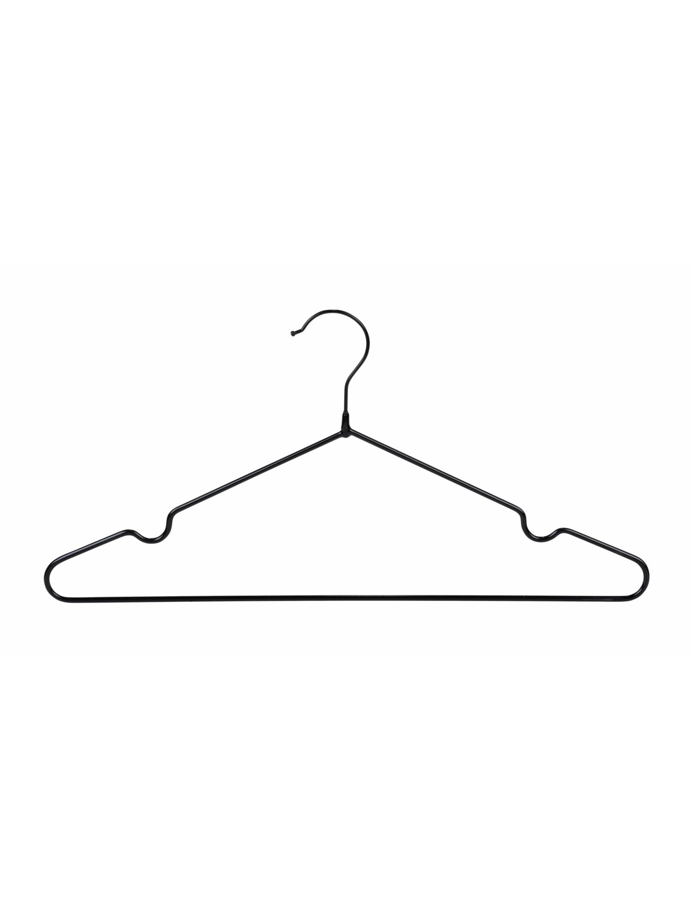 Wenko Kleiderbügel 'Sascha' in Schwarz