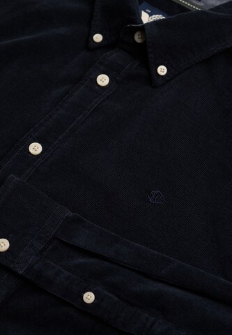 Superdry & Co Regular fit Overhemd 'CLASSIC' in Blauw