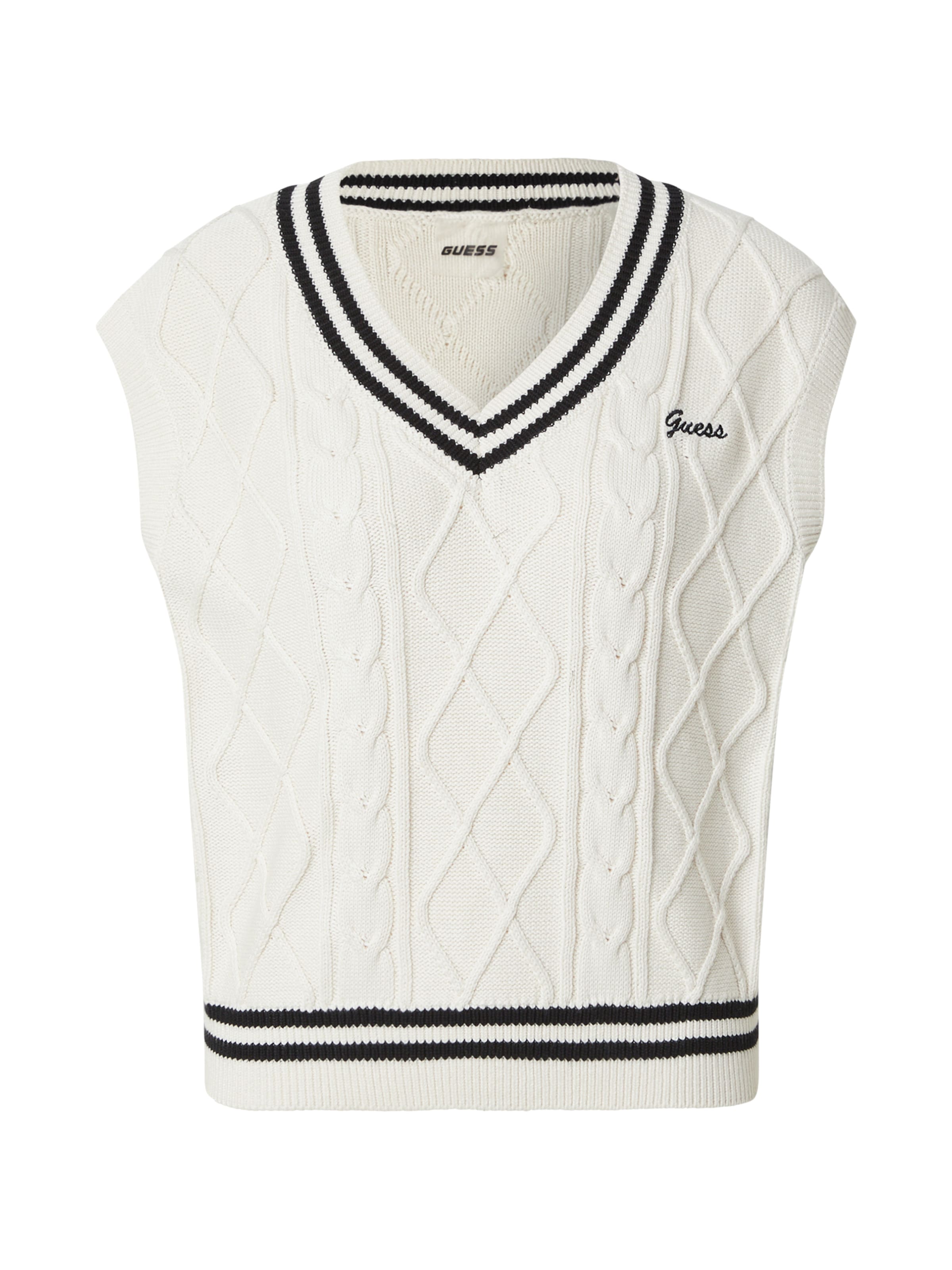 GUESS Pulóver - fehér: elől