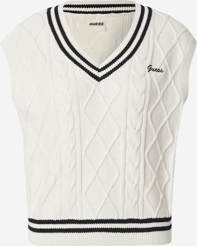 GUESS Strickweste in schwarz / weiß, Produktansicht