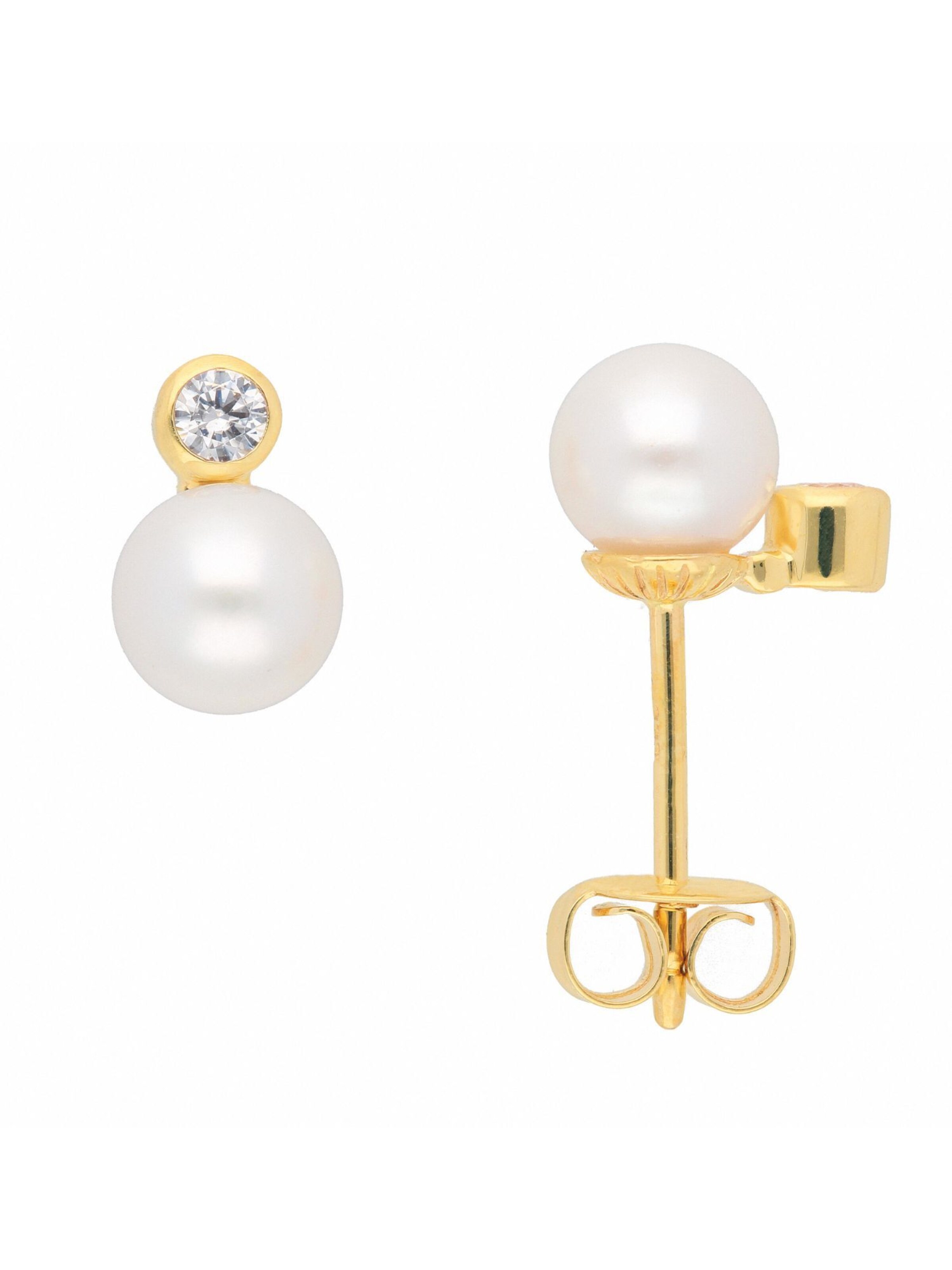 Adelia´s Ohrringe in Gold: Vorderseite