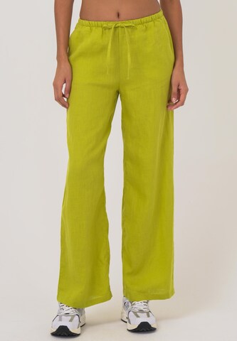 FRESHLIONS Wide leg Trousers 'Livia' in Green: front