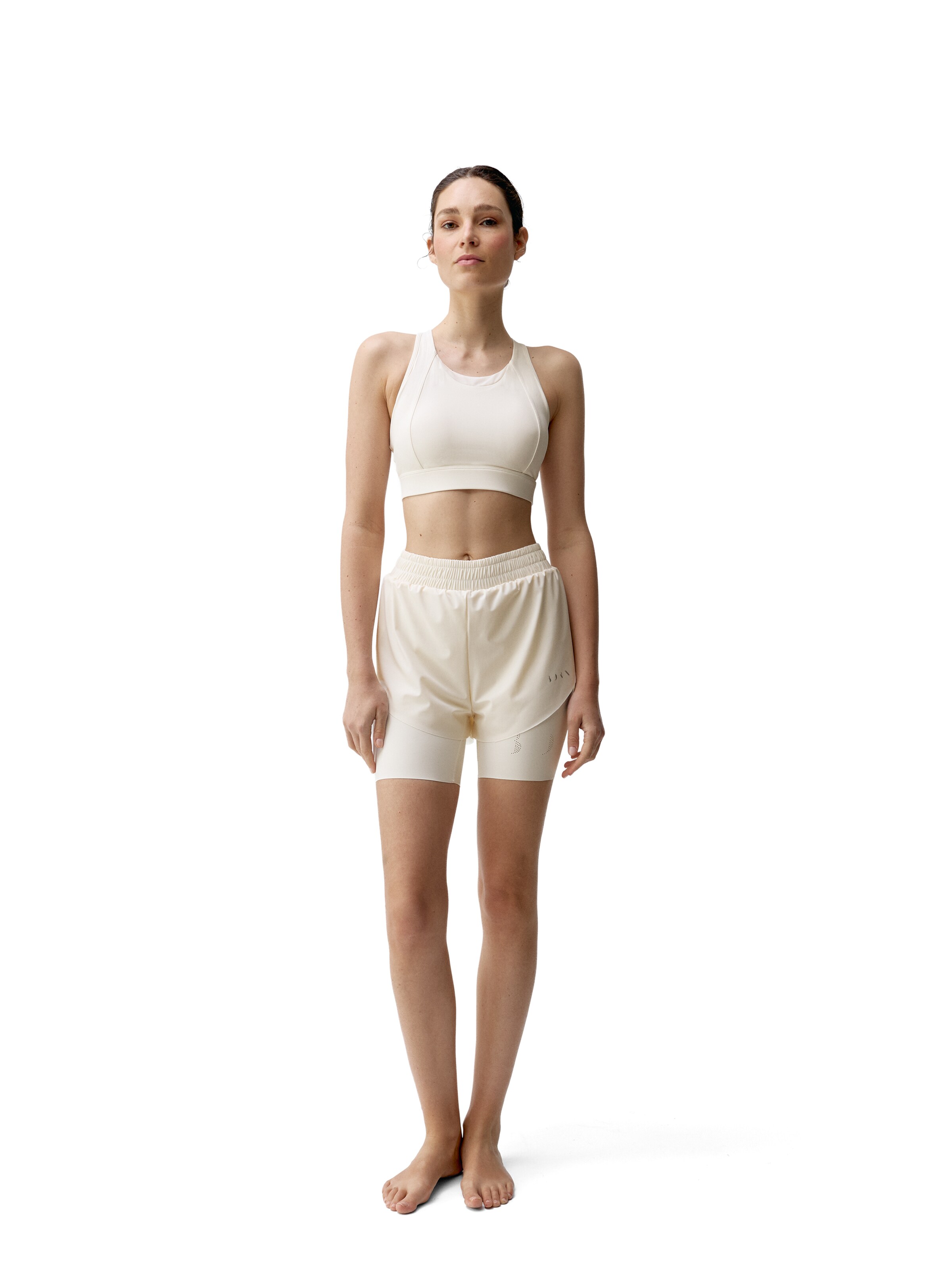 Born Living Yoga Skinny Sportbroek 'Bikila' in Wit