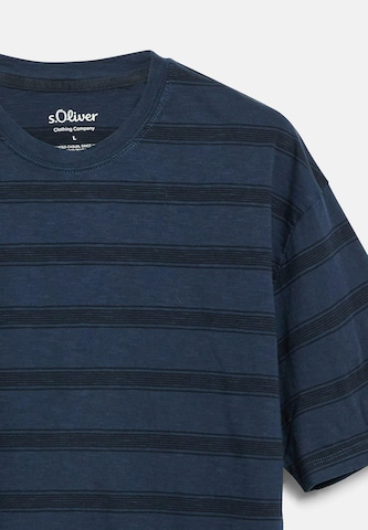 s.Oliver - Camisa em azul