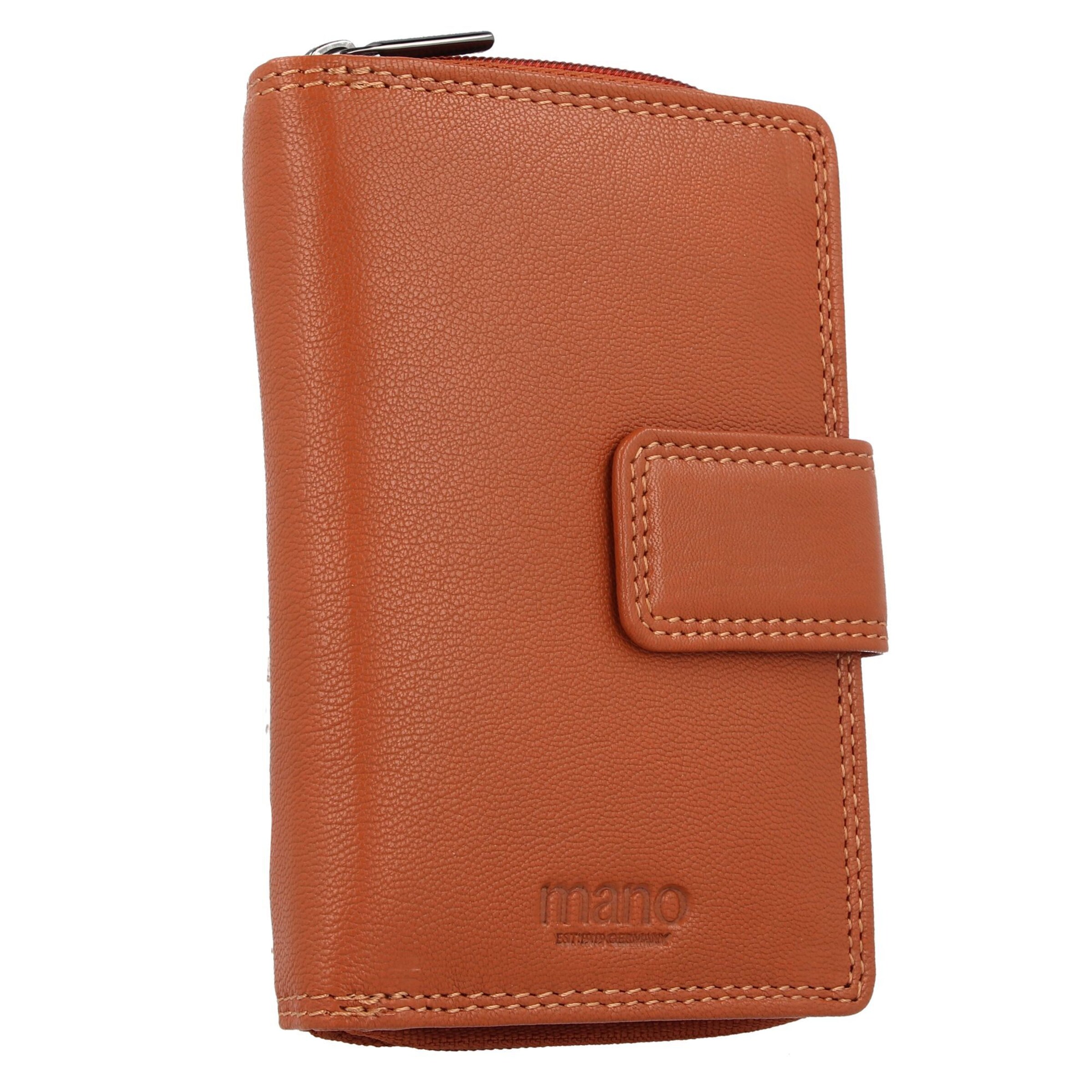 mano Portemonnee 'Donna Giulia' in Bruin