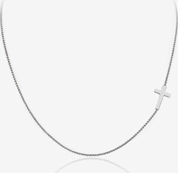 Amen Necklace in Silver: front