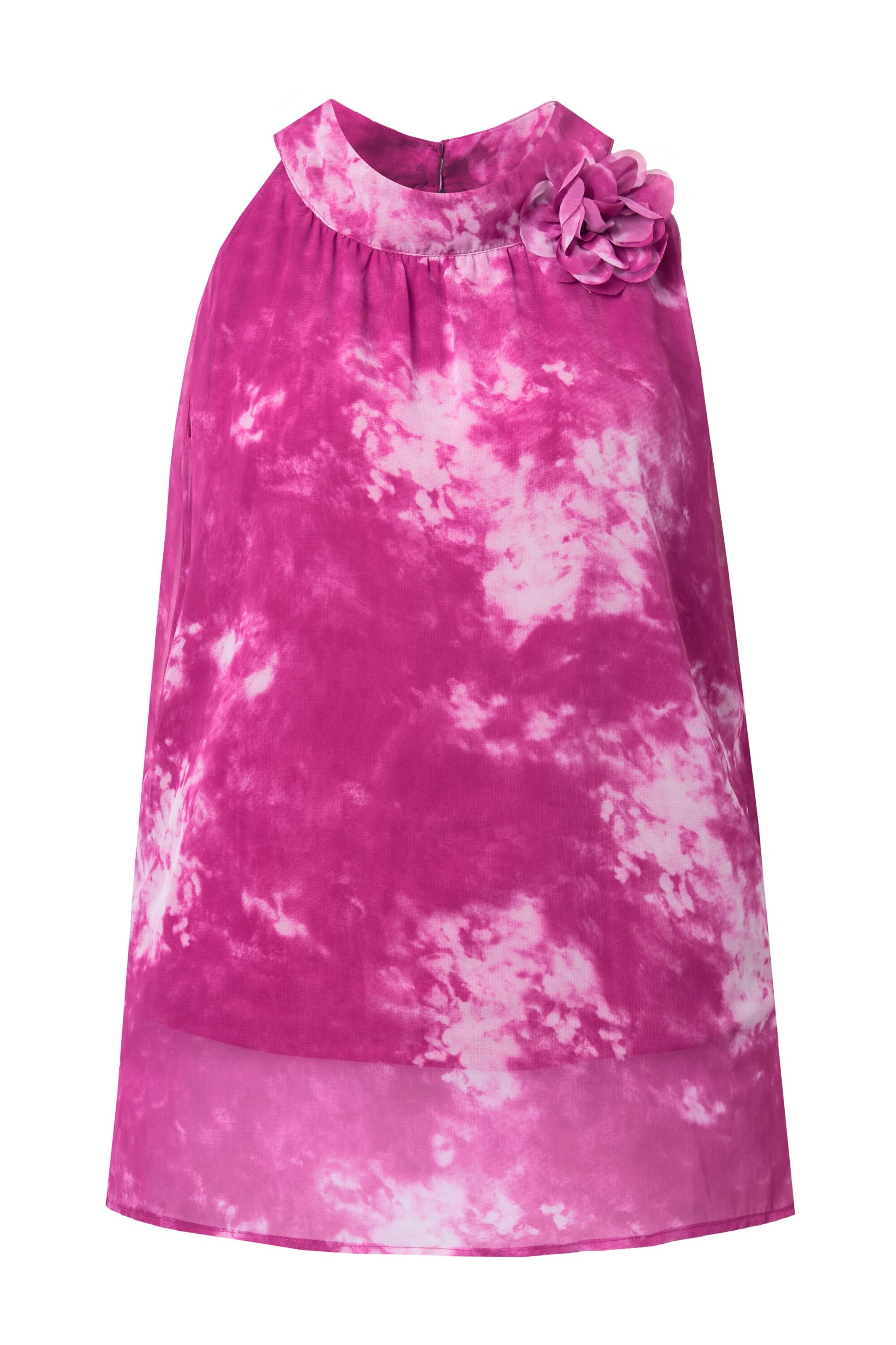 Ulla Popken Blouse in de kleur Magenta, Productweergave