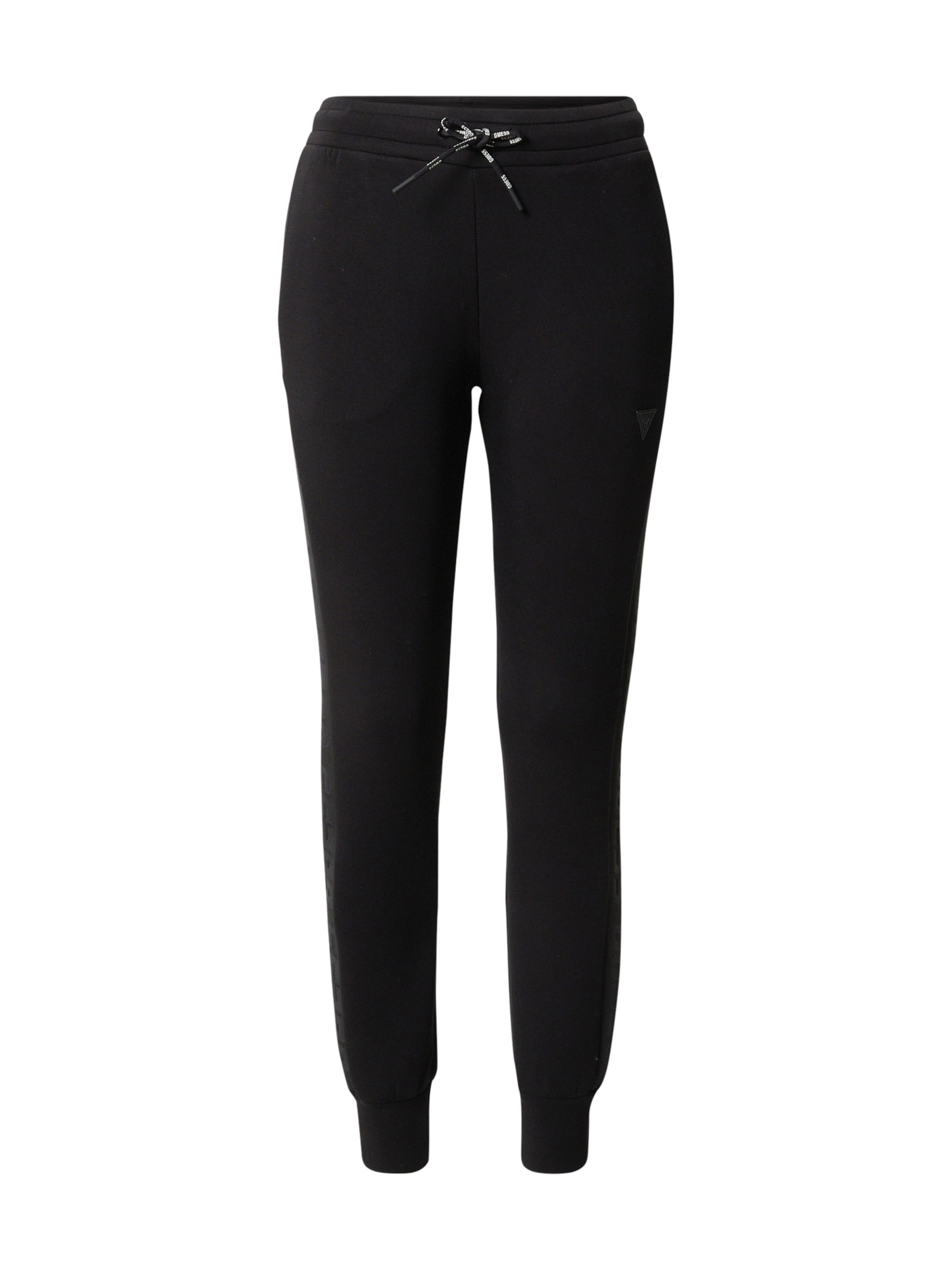 GUESS Tapered Pants 'Allie' in Black: front