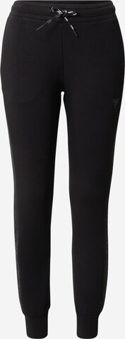 GUESS Tapered Pants 'Allie' in Black: front