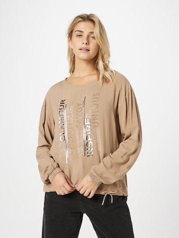 T-shirt Key Largo en marron : devant