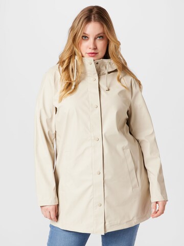 ONLY Carmakoma Performance Jacket 'ELLEN' in Beige: front