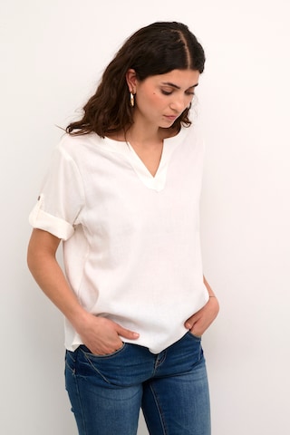 Chemisier Cream en blanc : devant