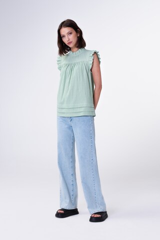 Aligne - Blusa 'Gilt' em verde