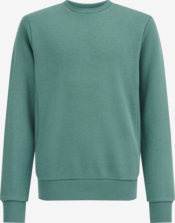 Sweat WE Fashion en vert : devant