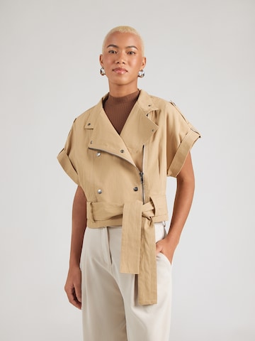 co'couture Vest 'Kesha' in Beige: front