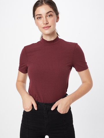 PIECES Shirt 'Kylie' in Rood: voorkant