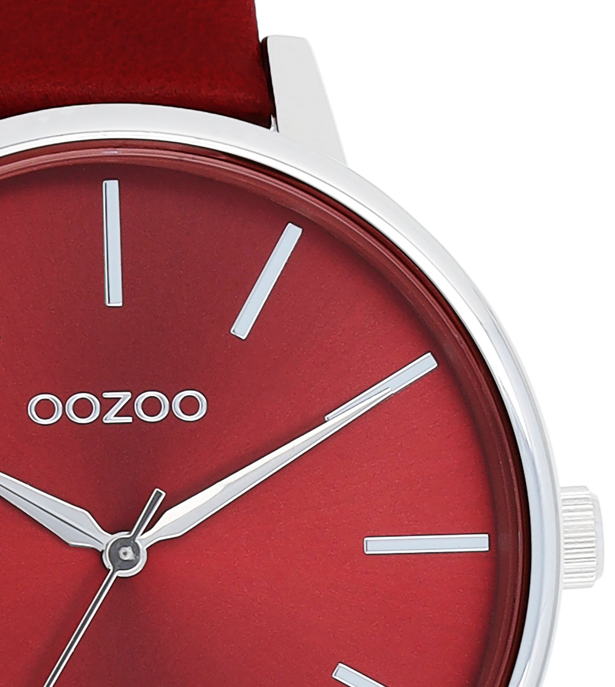 OOZOO Analog Watch in Red