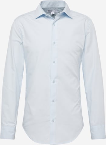 BURTON MENSWEAR LONDON Slim fit Zakelijk overhemd in Blauw: voorkant