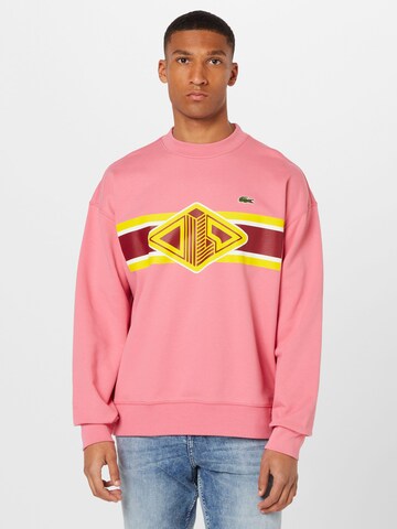 LACOSTE Sweatshirt in Pink: Vorderseite