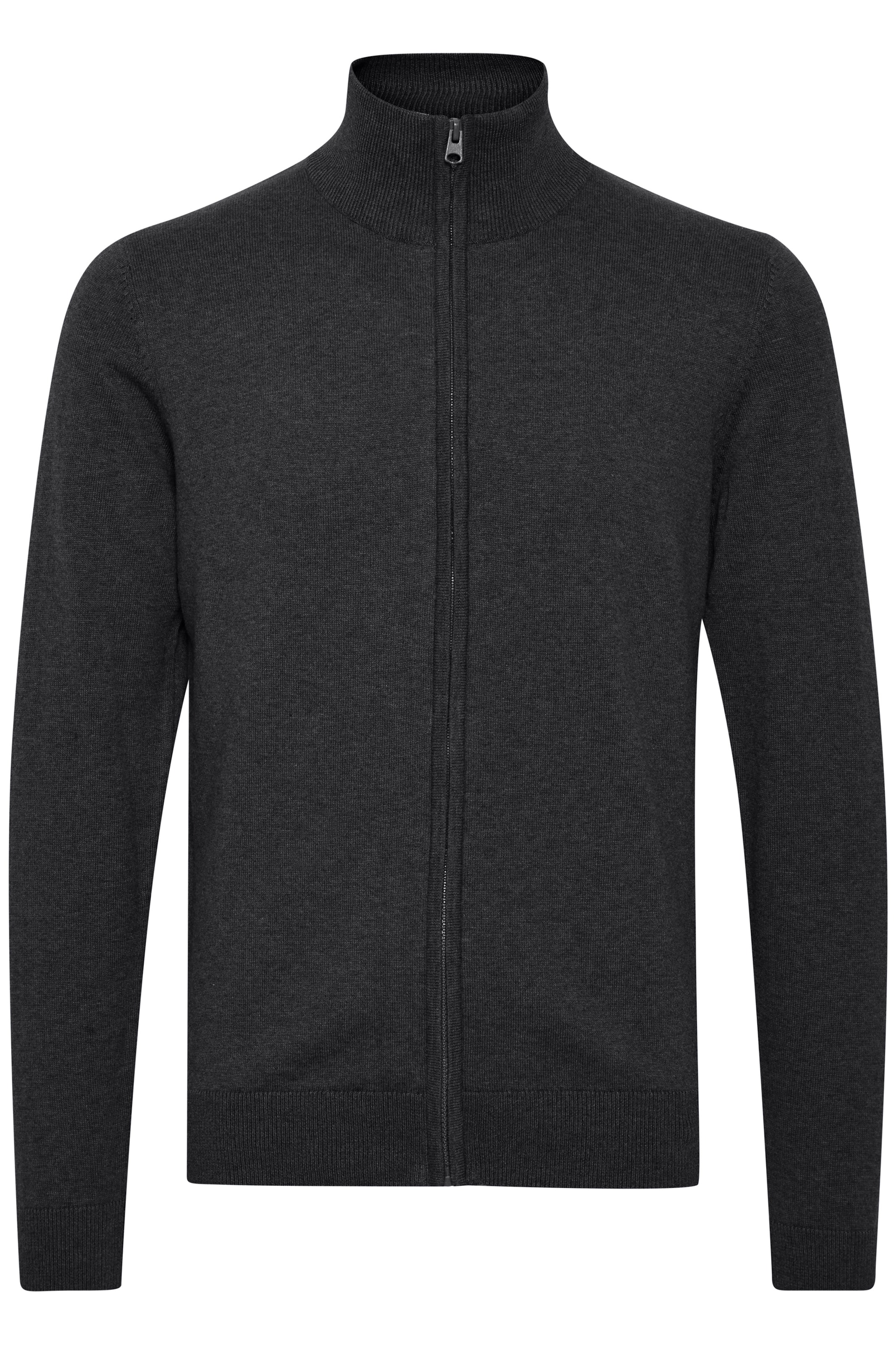 11 Project Strickjacke 'MELKER' in Grau: Vorderseite