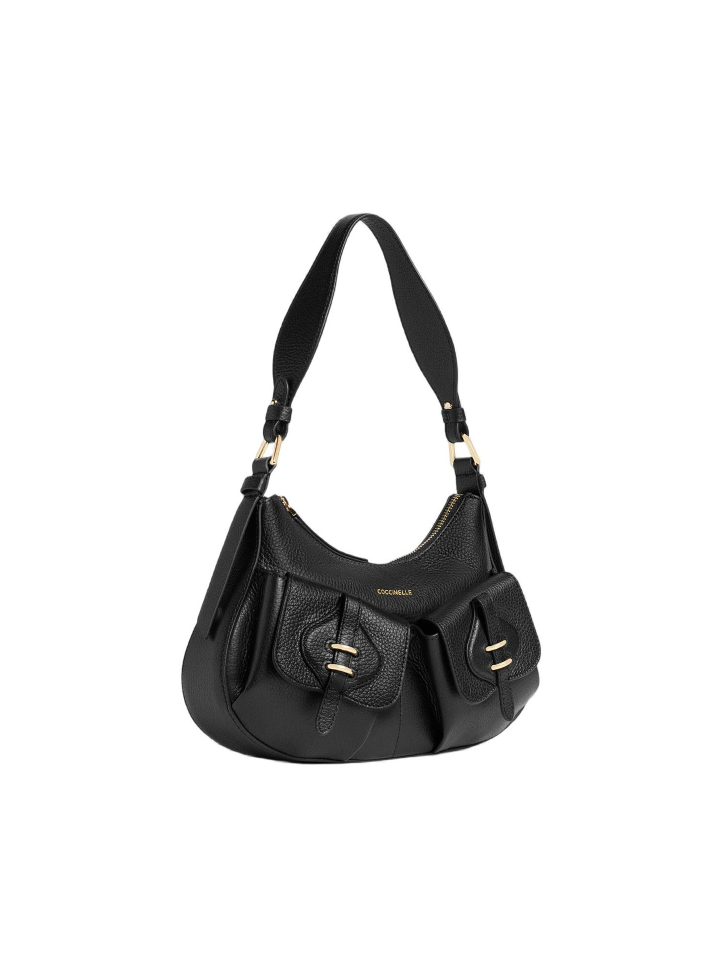 Borsa a spalla 'Mavery Pocket 1' di Coccinelle in nero